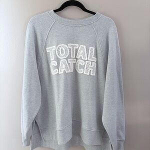 Aerie Light Gray Cozy Girl Sweatshirt